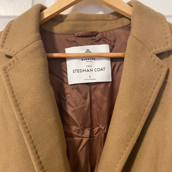 Aritzia Babaton The Stedman Wool Coat Small Seville - Picture 3 of 5